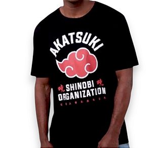 Camiseta Akatsuki Shinobi Organization: Naruto