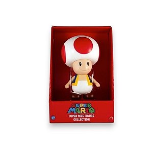 Boneco Toad Grande Coleção Super Mario Bros