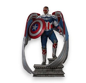 Captain America Sam Wilson (Closed Wings) - 1/4 Legacy Replica - Falcon and the Winter Soldier - Iron Studios