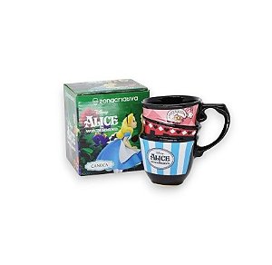 Caneca Xícaras 250ml Hora Do Chá Alice In Wonderland Disney