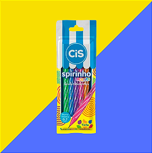 Caneta Esferográfica Spirinho - CIS - 0.7mm 5 Cores