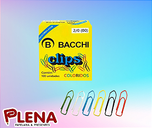 Clips Coloridos 2/0 - BACCHI