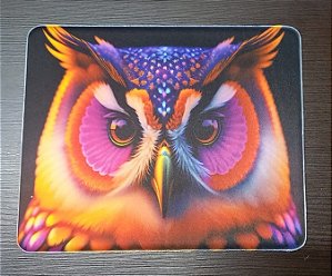 Mouse pad retangular personalizado com sua marca ou estampa 18x22cm