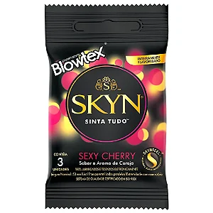 Preservativo Skyn Sexy Cherry 03 Unidades Blowtex