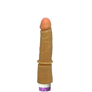 Pênis Firmindo Monzol  16,5 x 4 cm Pele com Vibrador Interno