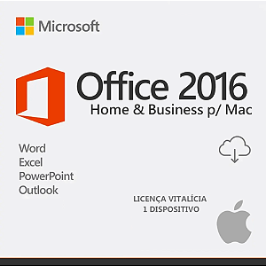 Licença  Office 2016 Home and Business MAC