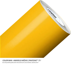 Adesivo Colormax Amarelo Médio 50cm Imprimax