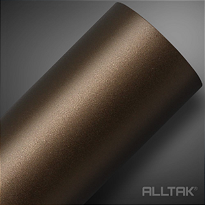 Adesivo Jateado Metallic Brown 1,38m Alltak (Metalico Marrom)