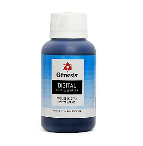 Tinta Sublimática Gênesis para Sublimação 100ml - Cyan