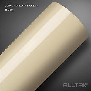 Adesivo Ultra Brilho Vanilla Ice Cream 1,38m Alltak (Bege) - 18U89
