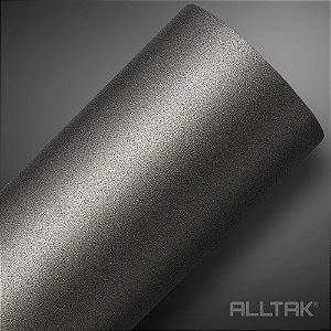 Adesivo Jateado Gray Metallic 1,38m Alltak (Grafite Metalico)