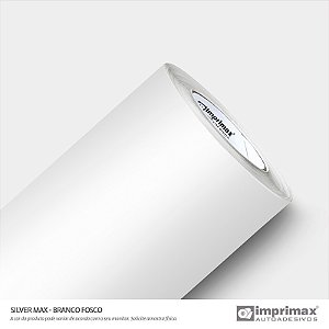 Adesivo Silvermax Fosco Branco 1,22m Imprimax