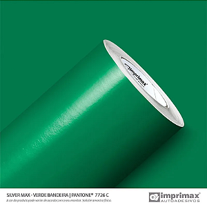 Adesivo Silvermax Verde Bandeira Brilho 60cm