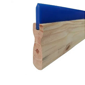 Rodo com Tira de Poliuretano Azul Chanfrado para Serigrafia 80SH