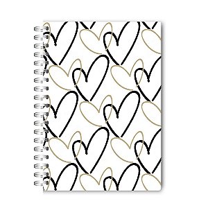 Caderno A5 Linha & coração