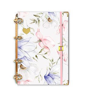 FICHÁRIO A5 Floral Clean
