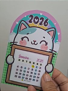 Calendário Gatinho