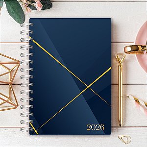 Agenda 2026 - Azul sofisticado