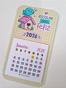 Calendário - Escolha Feliz - 10 unidades
