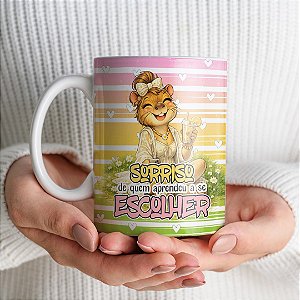 Caneca Capivara – Sorriso de quem aprendeu a se escolher