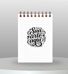 Bloco de anotações A6 personalizado