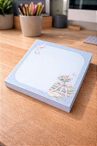 Bloco de Anotações Perfumado - Entre Flores e Palavras