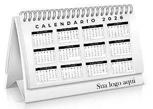 Calendário de Mesa A6 Personalizado 10 Unidades