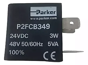 Bobina P2FCB349 - 24VCC Para Válvula PVN3 - PARKER ORIGINAL