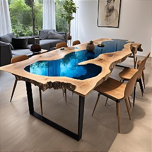 River Table Blue Oasis – 1,80m x 0,90m