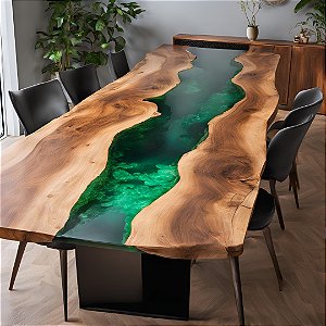 River Table Jardin Émeraude –  2,00m x 1,00m