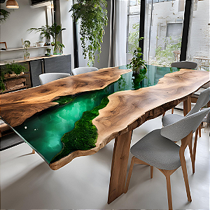 River Table Jade Splendors - 1,90m x 0,90m