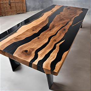 River Table Black Aurora - 2,00m x 1,00m