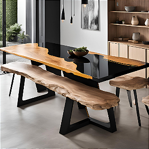 River Table  Lunar Veil - 1,60m x 0,80m