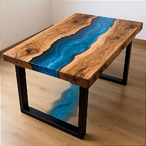 River Table Azul Profundo 1,30m x 0,80m