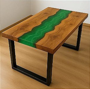River Table Verde Natureza 1,20m x 0,70m