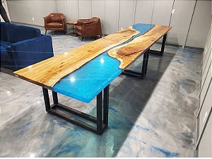 River Table Azul Courrent 3,30m x 1,10m