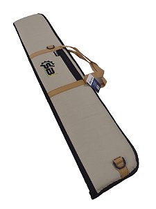 Bolsa/Case arma longa P: 110x25cm - BEGE/VERDE