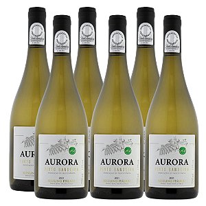 Vinho Branco Aurora Pinto Bandeira Reisling 750ml  Caixa com 6 Unidades