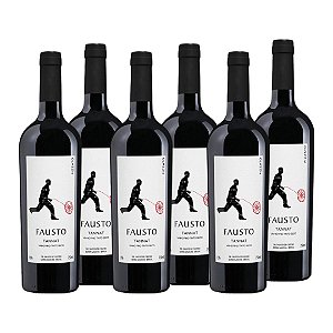 Kit 06 Vinhos Tinto Fausto Tannat 750ml