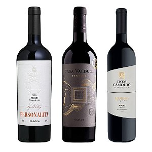 Kit 03 Vinhos Merlot Vale dos Vinhedos 750ml