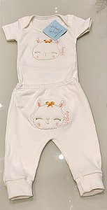 Conjunto Body manga curta  + Mijão básicos