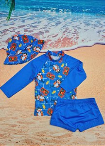 Conjunto Praia Tubarão Azul