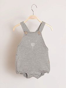 Jardineira Tricot Unissex