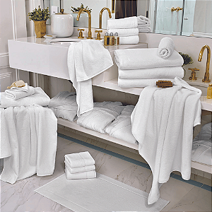 Toalha de Banho para Hotel Premium  90x180cm  Pérola  Premium Luxury