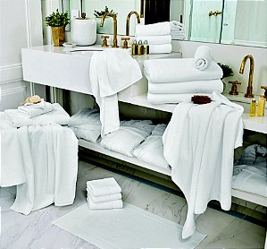 Toalha para Hotel Banhão Pérola 600g/m² 100% Algodão 090x180cm Premium Luxury