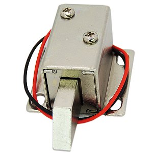 Mini Fechadura Solenoide Eletrônica 12V 350mA