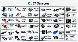 Kit 37 Sensores, para Robótica Automação