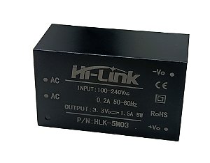 Módulo Mini Fonte 5W 3.3V HLK-5M03