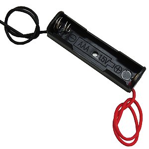 10x Suporte Porta Pilha AAA com Rabicho