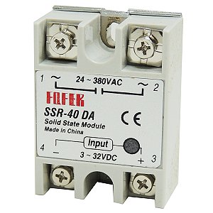 Rele de Estado Sólido SSR-40da 40a 250V 3-32V